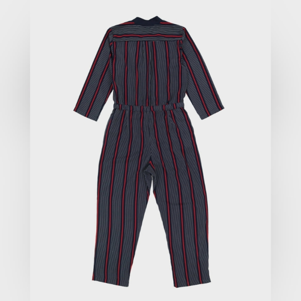 Tommy Hilfiger Navy Striped Jumpsuit - Picture 12 of 12